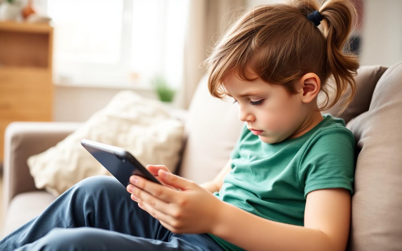 Kids posture and screen time