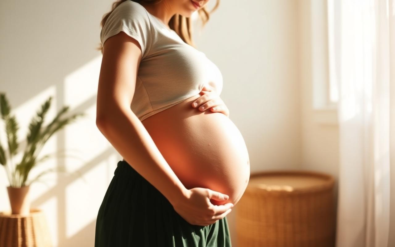 Severna Park prenatal chiropractor caring for an expecting mom